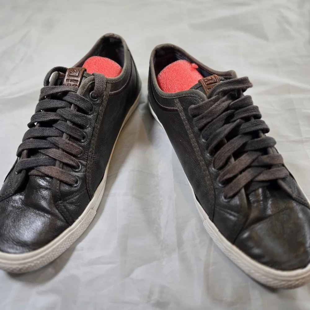 Ben Sherman Sneakers Mens 9 Gray Lace Up Rubber Outsole Canvas Low Top Casual